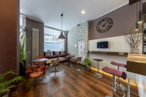 The Lobby of the Mercure Hotel Frankfurt City Messe