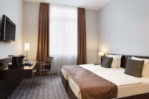 Double Room of the Ramada Hotel Frankfurt City Center & Financial District